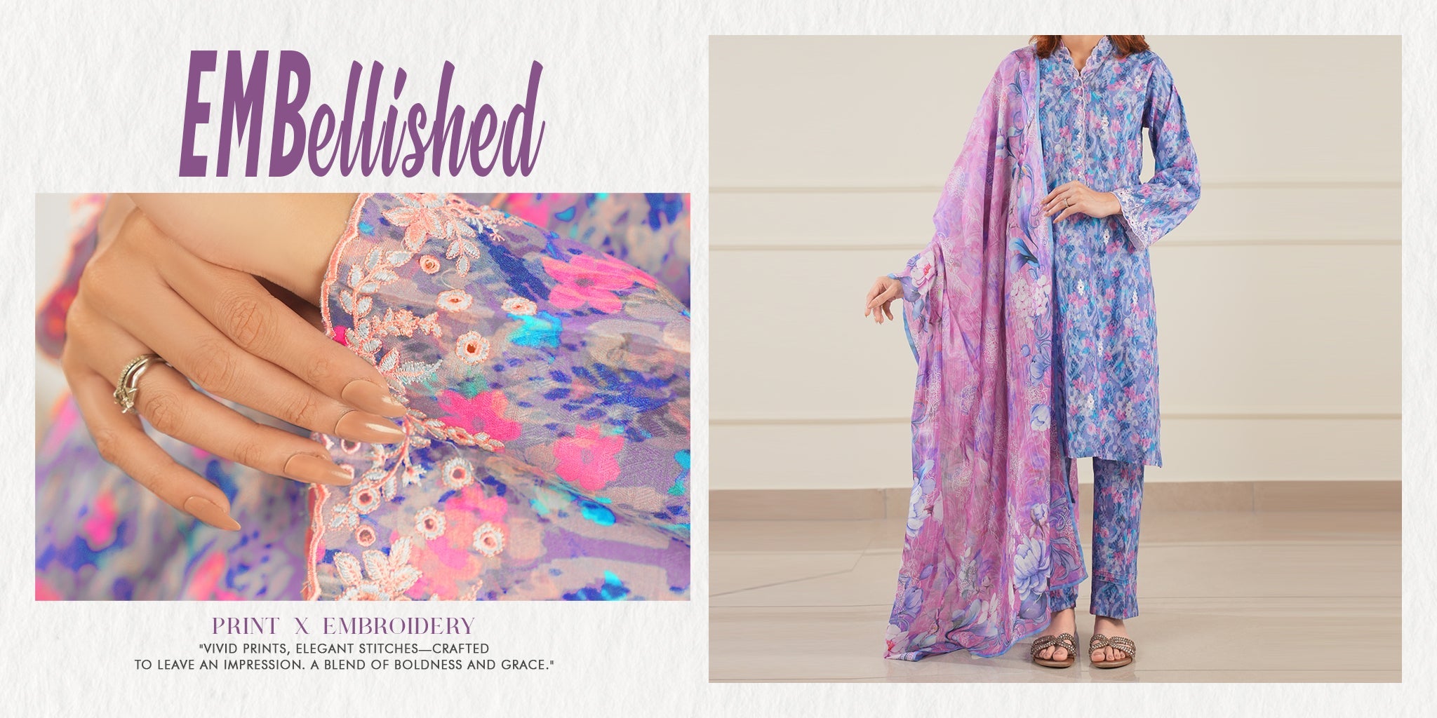 Ready to Wear Printed Embroidered Embellished