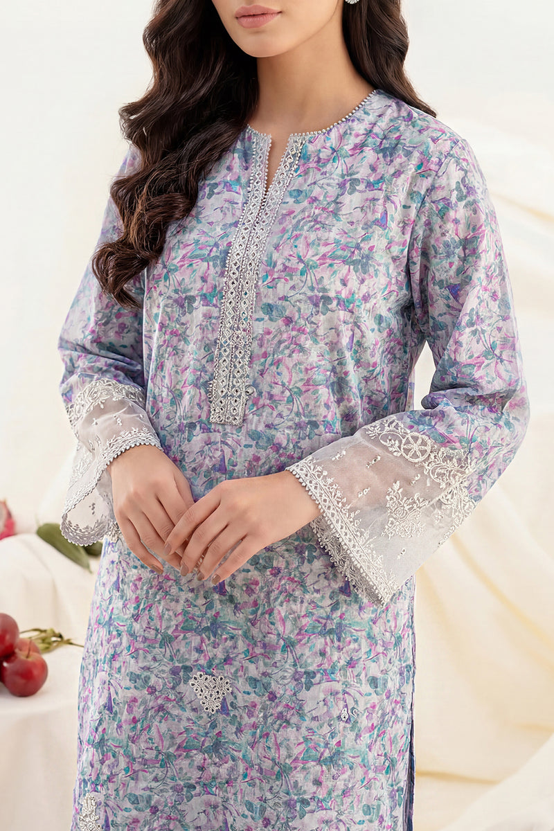 Stitched Printed Embroidered Lawn 2 Piece (Shirt/Trouser) – SAYA USA