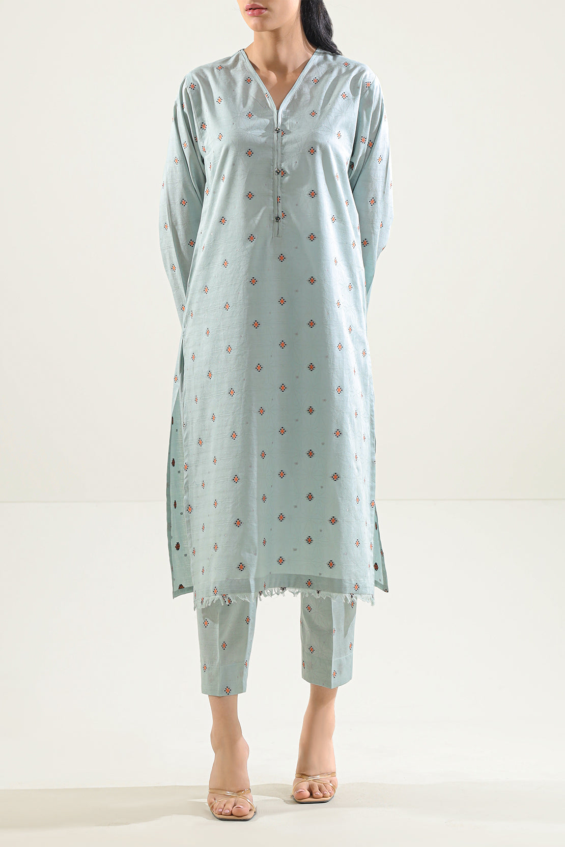 Unstitched Printed Lawn 2 Piece (Shirt/Dupatta) – Saya