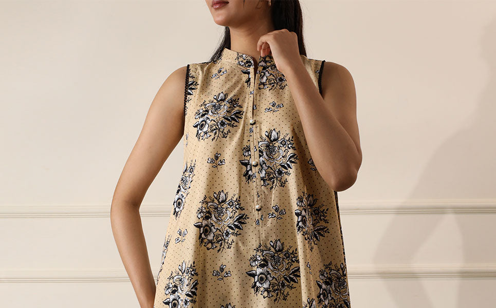 Unstitched Jacquard Cotton 2 Piece (Shirt/Trouser) – SAYA USA
